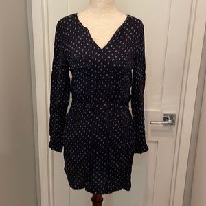 Mango long sleeve mini dress with geometric print